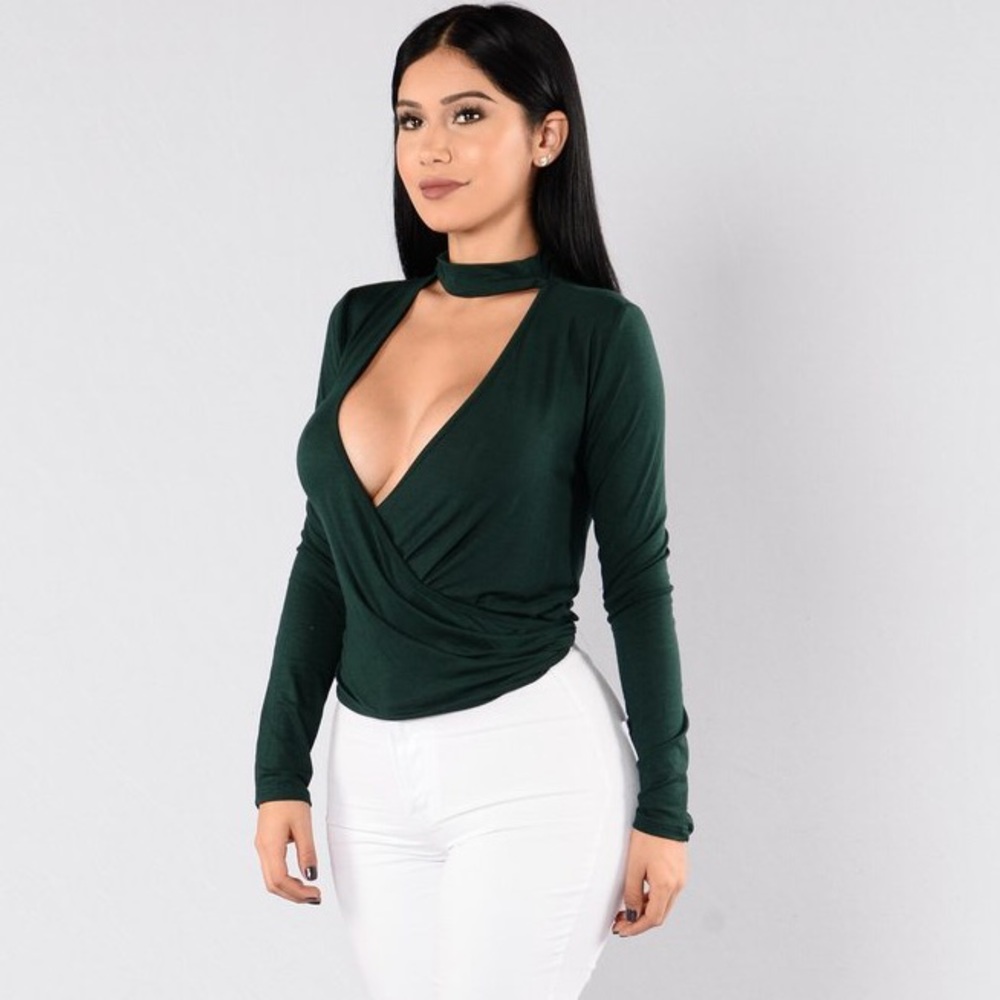 No Escape Top - Hunter Green